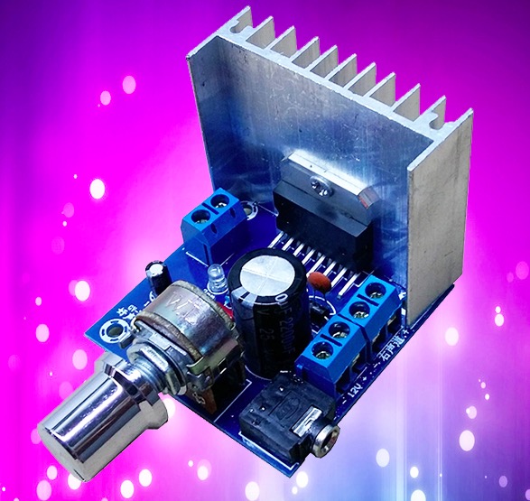 Amplificateur Audio Stéréo TDA7297 12V - 2x15W - Module Ampli Double Canal Pour Enceintes, TV, Radio