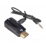 HS0600 HDMI to VGA  Converter  with Audio Cable Support HD 1080P