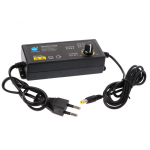 HS0645 60W 3-24V Adjustable Adapter With Voltage Display  EU Plug