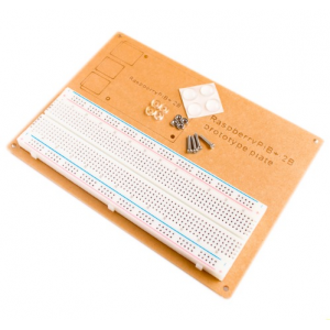 HS0651 830 point Breadboard + Mounting Plate Prototype Experiment Plate for Raspberry Pi 3 & Raspberry Pi 2 Model B