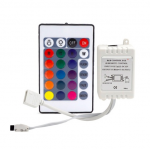 HS0659 24Key RGB Controller IR Remote Controller With Mini Receiver For 3528 5050 RGB LED Strip Light