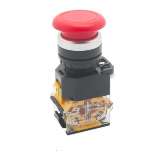 HS0675 Red LA38-11M 22mm Momentary Mushroom Cap Push Button Switch Self Reset Spring Return 