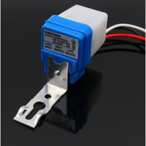 HS0691 AS-10 Rain-proof 12v/220v Automatic Auto On Off Photoswitch Sensor Switch