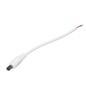 HS0734  DC 5.5x2.1 Male Connector Plug Cable Wire 15cm