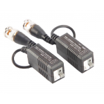 HS0991 1 pair High Definition AHD HDCVI HDTVI BNC To UTP Cat5/5e/6 Video Balun Passive Transceivers Adapter Transmitter 300m LCC