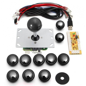 HS1051 DIY Arcade Game Controller USB Joystick Kit-Black