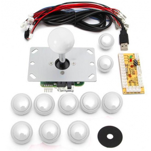 HS1052 DIY Arcade Game Controller USB Joystick Kit-white