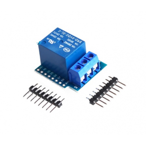 HR0214-131A	Relay Module For D1 MINI 5V hight level trigger One 1 Channel Relay Module interface Board Shield For D1 MINI