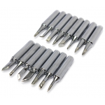 HS1092 12pcs Metal 900M-T Soldering Iron Tips Set 42mm