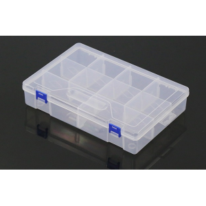 HS1123 Big size 10 Slots Plastic box Adjustable Storage Box 30*20*6cm