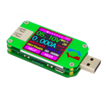 HS1129 UM24 USB 2.0 Color LCD Display Tester Voltage Current Meter Voltmeter Amperimetro Battery Charge Measure Cable Resistance