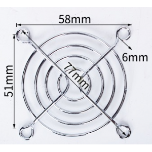 HS1134 Fan housing 6X6cm