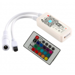 HS1145 Mini Wifi LED Controller+ 24-Key IR Remote For 5050 RGB