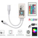 HS1146 Mini Wifi LED Controller+ 24-Key IR Remote For 5050 RGBW