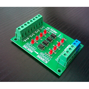 HS1242 24v to 5V PLC Signal Converter Board 4Bit Optocoupler Isolated