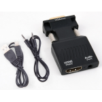 HS1267 VGA TO HDMI Adapter Converter  with Audio Power Cable 