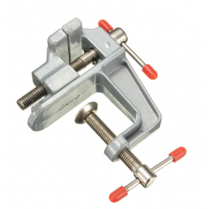 HS1298 Aluminum Miniature Small Clamp On Table Bench Vise Tool