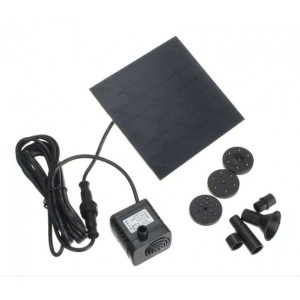HS1299 1.2W Solar Panel Power Water Pump Kit For Submersible Fountain Pond