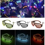 HS1304 Flashing EL Wire Led Glasses 