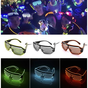 HS1304 Flashing EL Wire Led Glasses 