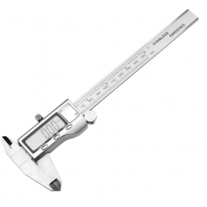 HS1335 150mm 6 inch LCD Digital Stainless Metal Caliper