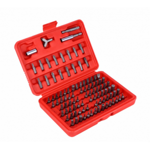 HS1338 100pcs/set Professional Assorted Screwdriver Bits Set Sturdy Chrome Vanadium Steel Screwdriver Head Set with Case