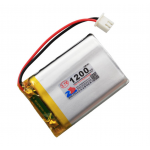 HS1364 3.7V 1200mAh battery 51*34*6mm with PH2.0 connector 