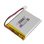 HS1365 3.7V 2500mAh battery 62*50*5.5mm with PH2.0 connector