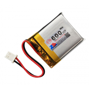 HS1366 3.7V 600mAh battery 37*30*5.5mm with PH2.0 connector
