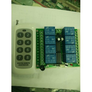 HS1397 12V 8Channel wirelss Remote Controller + transmitter 315/433Mhz