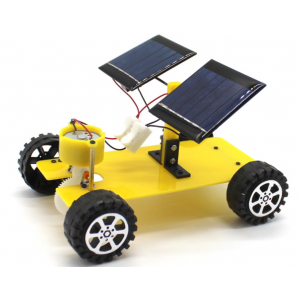 HS1522 STEM Education Kits #39 DIY Mini  Dual Solar Panel Powered Toy Car 