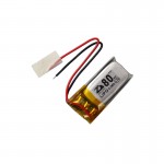 HS1527 3.7V 80mAh battery 22*11*4.2mm with charge protection 