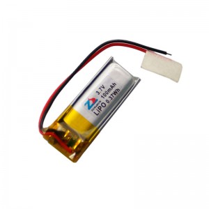 HS1530 3.7V 100mAh battery 27*12*4.5mm 