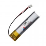 HS1538 3.7V 300mAh battery 51*20*3.5mm with PH2.0 connector