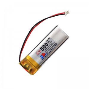 HS1542 3.7V 500mAh battery 48*16*5mm  with PH2.0 connector