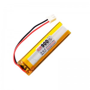 HS1544 3.7V 900mAh battery 60*16*7.5mm  with PH2.0 connector