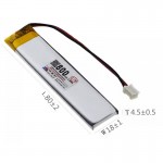 HS1545A 3.7V 800mAh battery 81*18*4.5mm  with PH2.0 connector
