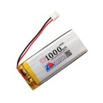 HS1547 3.7V 1000mAh battery 66*27*4mm  with PH2.0 connector