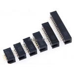 HS1599 50pcs DC3 6P 8P 12P 14P 16P 18P 20P 26P  40P 2.54mm Socket Header Connector Straight needle