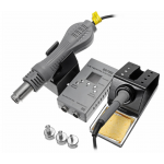 HS1701 8878D 2 In 1 SMD Rework Soldering Station Hot Air Gun Welding Solder Iron Repair Tool 