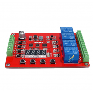 HS1717 FRM04 relay module cycle delay timing switch self-locking module 18 function 8-32V