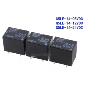 HS1735 Omron relay G5LE-14-5VDC 12VDC 24VDC  5P 10A 