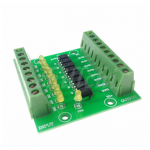 HS1834 24V Input 5V Output Optocoupler Isolation Control Panel 8 Channel Isolated Input Signal Board