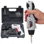 HS1901 4.8V Electric Screwdriver Cordless Drill With 45 Bits 