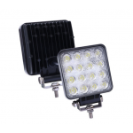 HS1904 48W 16led LED Spot Beam Square Work Lights Lamp waterproof for the kinds of vehicles