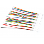 HS1927 50pcs Wire Cable MX1.25 2/3/4/5/6/7/8/9/10 Pin single head 10cm