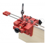 HS1929 3 in 1 Woodworking Hole Drill Punch Positioner Guide Locator Jig Joinery System Kit Aluminium Alloy Wood Working DIY Tool