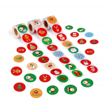 HS1968 Holiday Stickers 500pcs Christmas Sticker 500pcs/roll