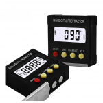 HS1990 360 Degree Mini Digital Protractor Inclinometer Electronic Level Box Magnetic Base Measuring Tools