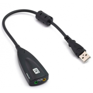 HS2039 External USB Sound Card 7.1 Adapter 5HV2 USB to 3D CH Sound Antimagnetic Audio Headset Microphone 3.5mm Jack For Laptop PC